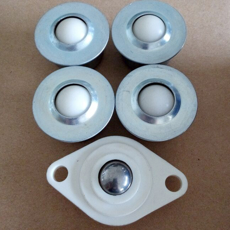 Flanged metal roller ball caster wheel heavy duty SP30 ball castor,steel made roller ball transfer unit