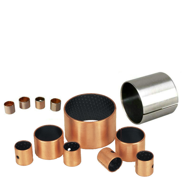 conveyor parts rubber bush /graphite insert brass bearing/Brass insert graphite bush sliding plate