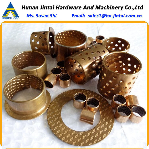 metal stamping wall switch brass contact parts sheet deep drawing sliding bearing bushing valve du bush guide sleeve