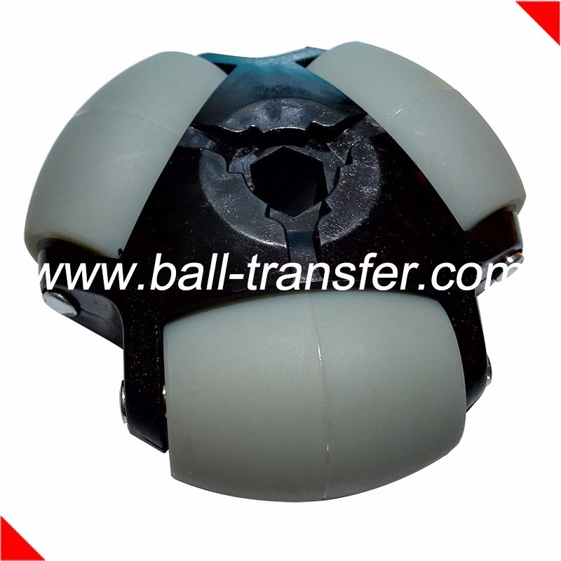 rubber ball roller new items in china market 50mm Swivel rubber wheel furniture ball caster omniball conveyor caster