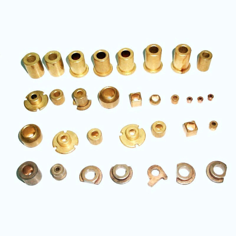 self lubricating bronze bushing sinter bearing / CU663 slide bushing / sintered copper bearing bushes