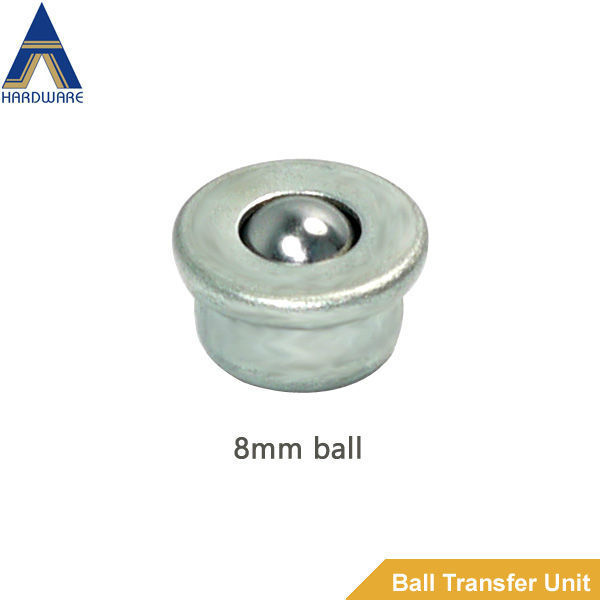 pressed steel 8mm cheap roller wheel CY-8H small 8mm omniball caster SP-8FL mini Steel Ball transfer unit