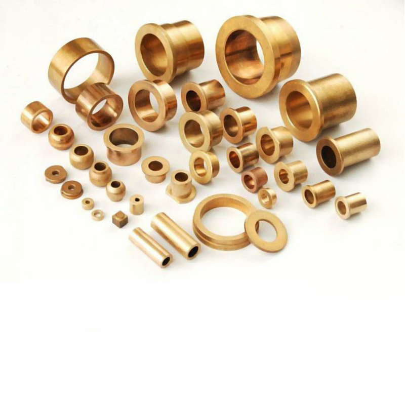 self lubricating bronze bushing sinter bearing / CU663 slide bushing / sintered copper bearing bushes