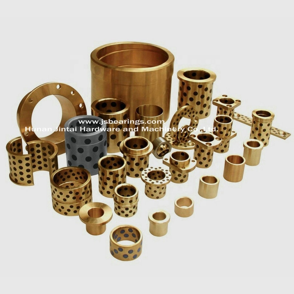 Oiless 500 SPB 20x28x12 graphite plugged solid lubricant inlaid oilless self lubricating bronze bearing bush