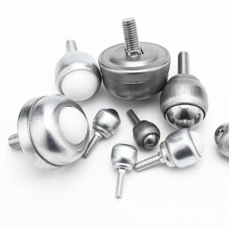 Material handing conveyor ball caster pressed steel 1502 stainless steel machined flange bolt fix ball transfer units