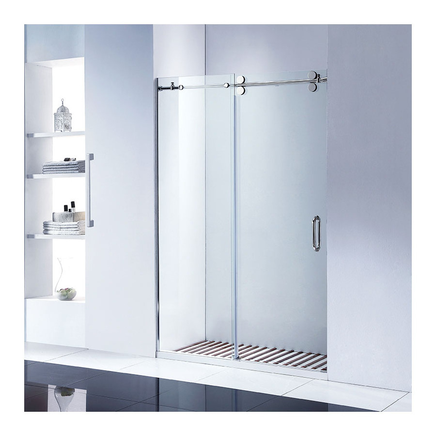 High Quality Hotel Frameless Clear Tempered Sliding Glass Shower Door Shower Enclosure