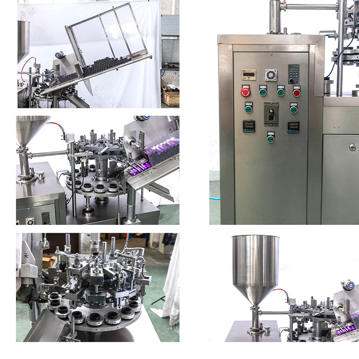 Aluminum-Tube-Filling-And-Sealing-Machine For Sale Alu And Sealing Aluminum Glue Tube Disposable Cartridge Oil Filling Machine