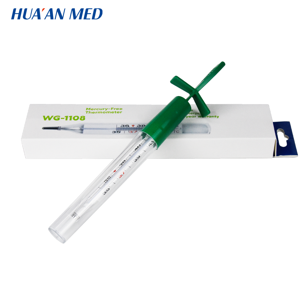 HUAAN Non-Toxic Clinical Gallium Mercury Free Glass Thermometer For Oral Use