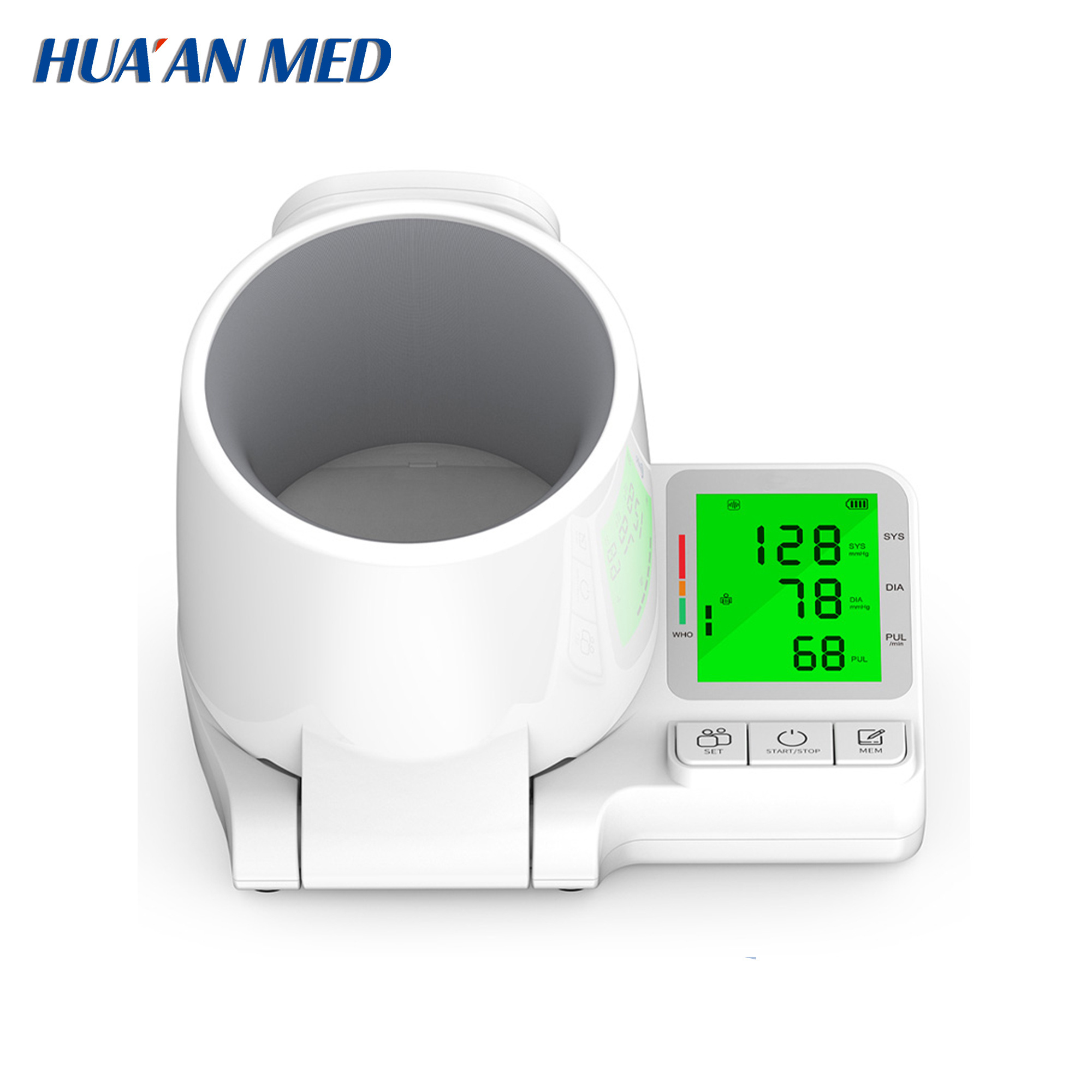 Arm Barrel Desktop Hospital Tunnel Type Electronic BP Tensiometros Digital Blood Pressure Sphygmomanometer Machine Monitor