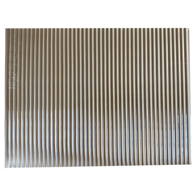 Clear Linear Textured Acrylic Sheet, 2 - 12 mm thick Stripe Textured Ribbed Striped corrugated Acrylic sheet panel board