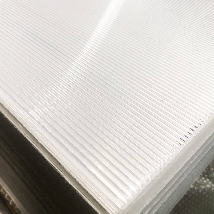 Clear Linear Textured Acrylic Sheet, 2 - 12 mm thick Stripe Textured Ribbed Striped corrugated Acrylic sheet panel board