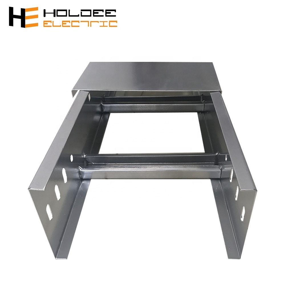 304 Steel Tray 600mm Width Punching Rack Runway Support Outdoor Cheapest Price Straight Cable Ladder