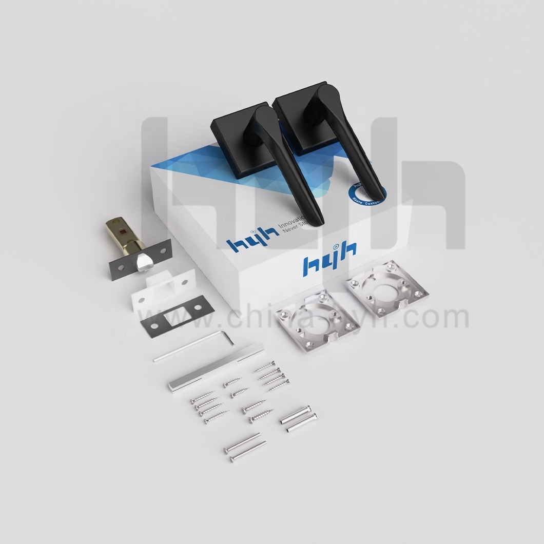 Guangdong-hyh Hardware New Design Zinc Alloy Closet Lockset For Passage Door lock