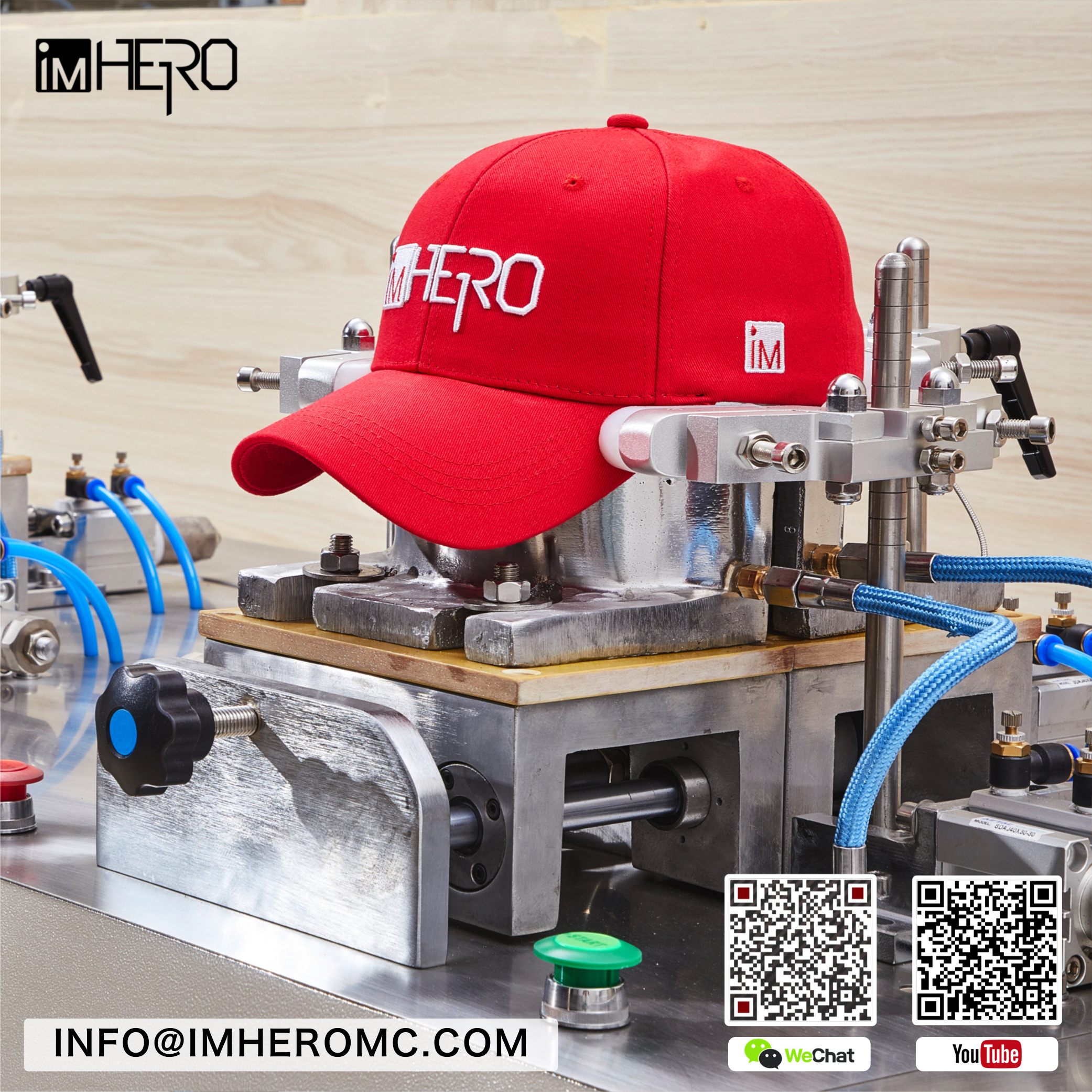 Snapback  & baseball Cap & hat professional industrial machine ; cap blocking machine