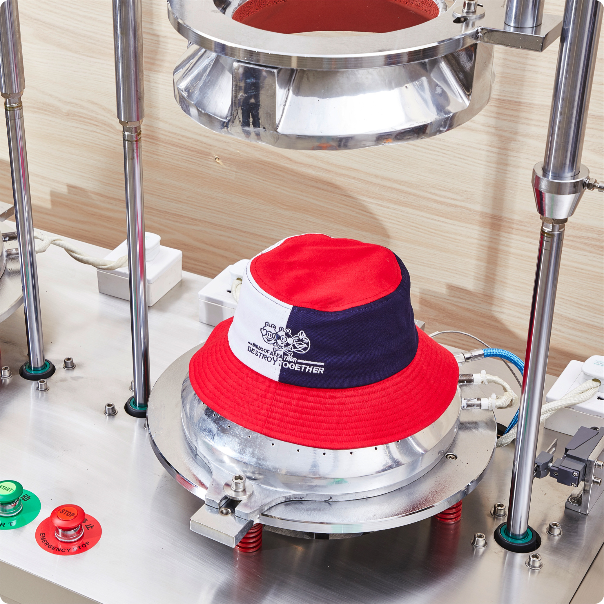 Automatic HAT Blocking Machine ; Cap Making Machine