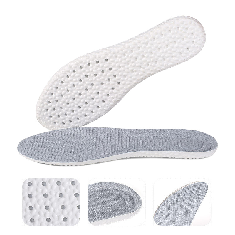 Free sample high elastic shoe insert shock absorption insoles super soft comfort insoles