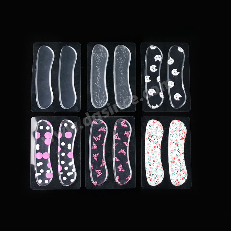 Free sample heel grips for men and women pu insole with poron heel pad self-adhesive heel cushion Inserts