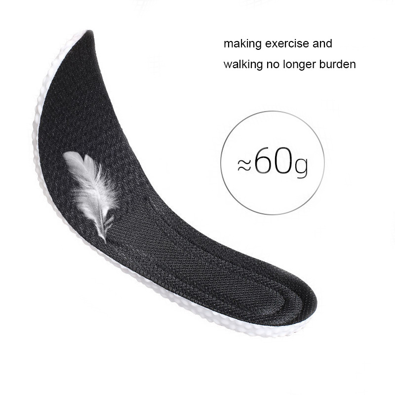 Free sample high elastic shoe insert shock absorption insoles super soft comfort insoles