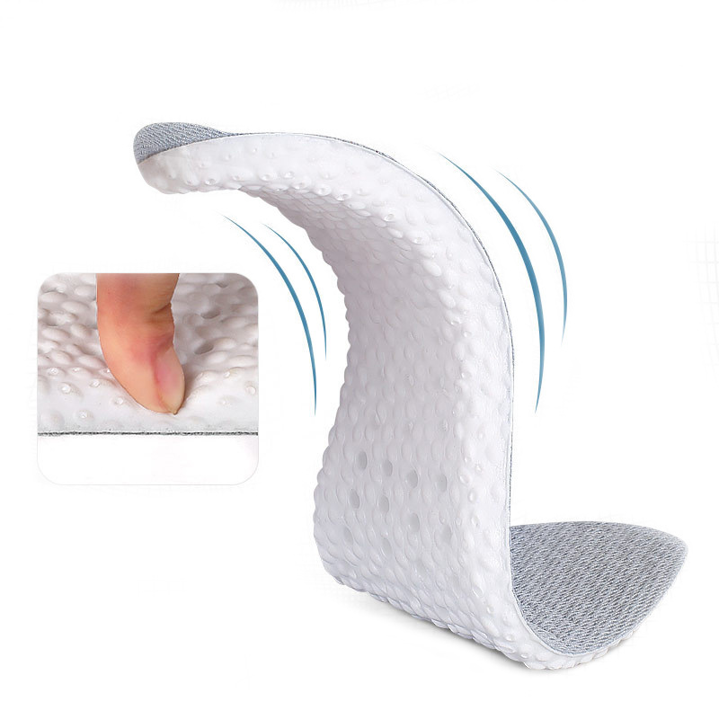 Free sample high elastic shoe insert shock absorption insoles super soft comfort insoles