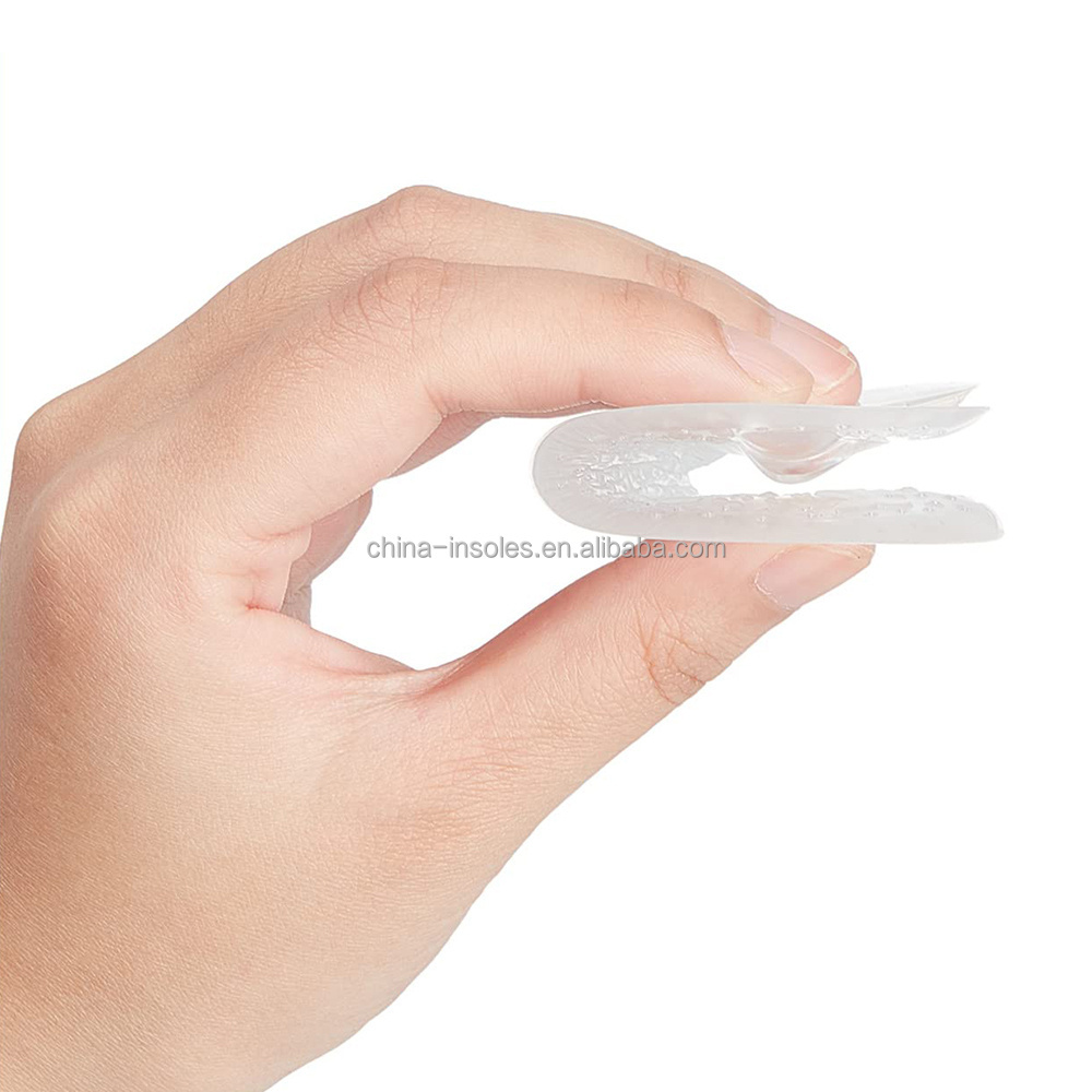 free sample anti-slip clear gel forefoot pads flip flops insole soft self adhesive thong insoles for sandals