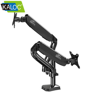 Aluminum Multi Screen Desk Bracket Monitor Arm Stand Dual LCD Mounts Desk Bracket