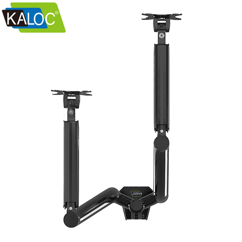 Aluminum Multi Screen Desk Bracket Monitor Arm Stand Dual LCD Mounts Desk Bracket