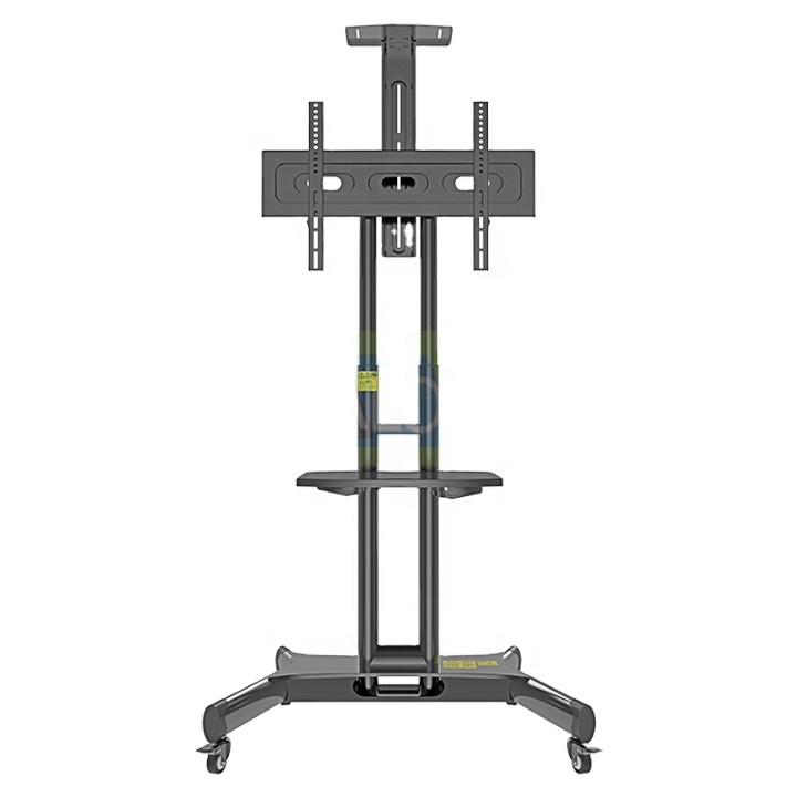 KALOC 151/B tv cart stand tv trolly offer oem high quality and economy mobile TV stand with wheels fit 32-65 inches