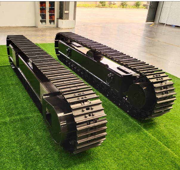 Professional Manufacturer of Rubber track undercarriage for loading transportation equipment chassis