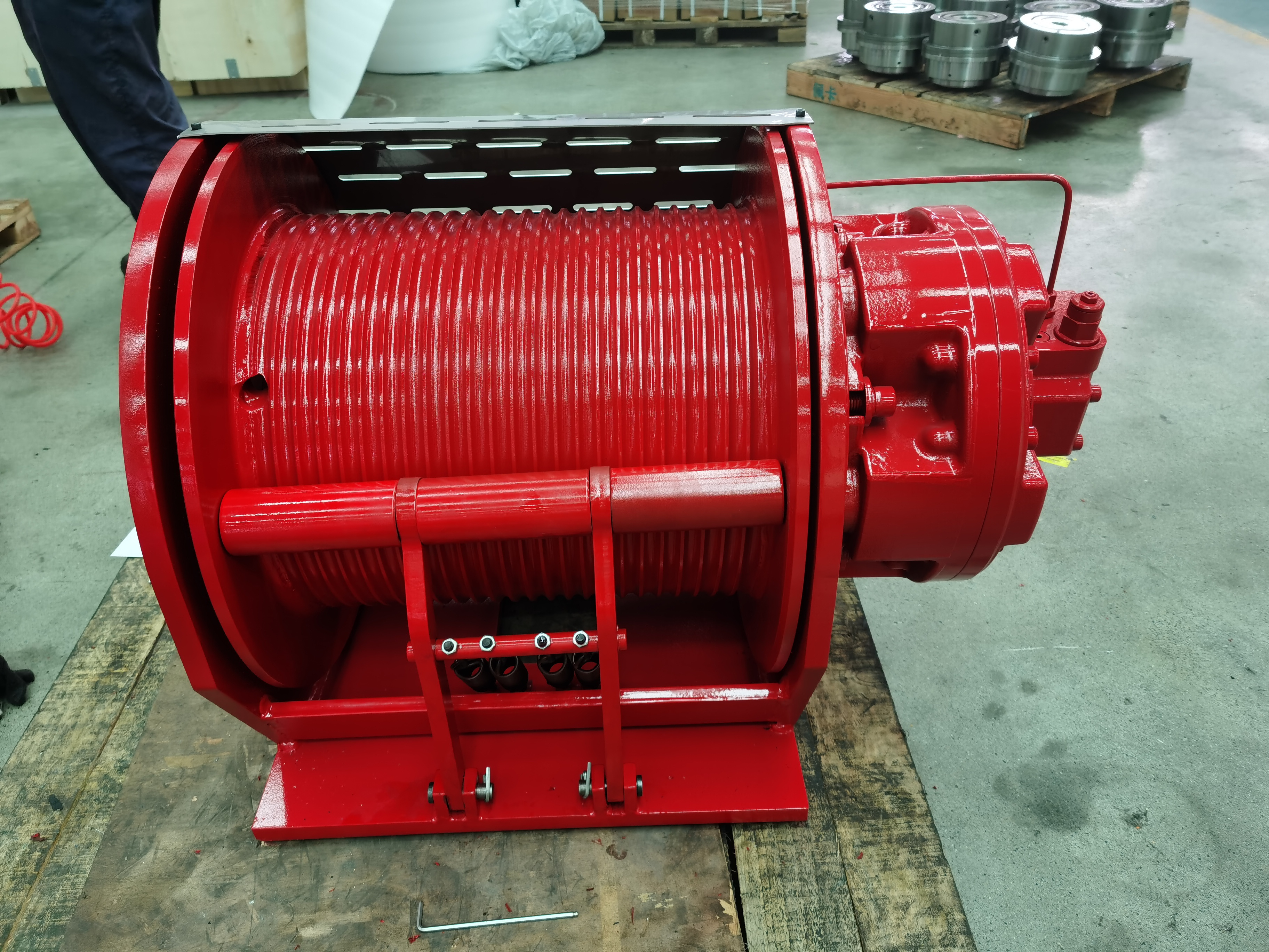 1 2 3 5 10 12 15 20 30 35 40 45 50 ton used industrial hydraulic winch anchor for lifting crane excavator marine ship