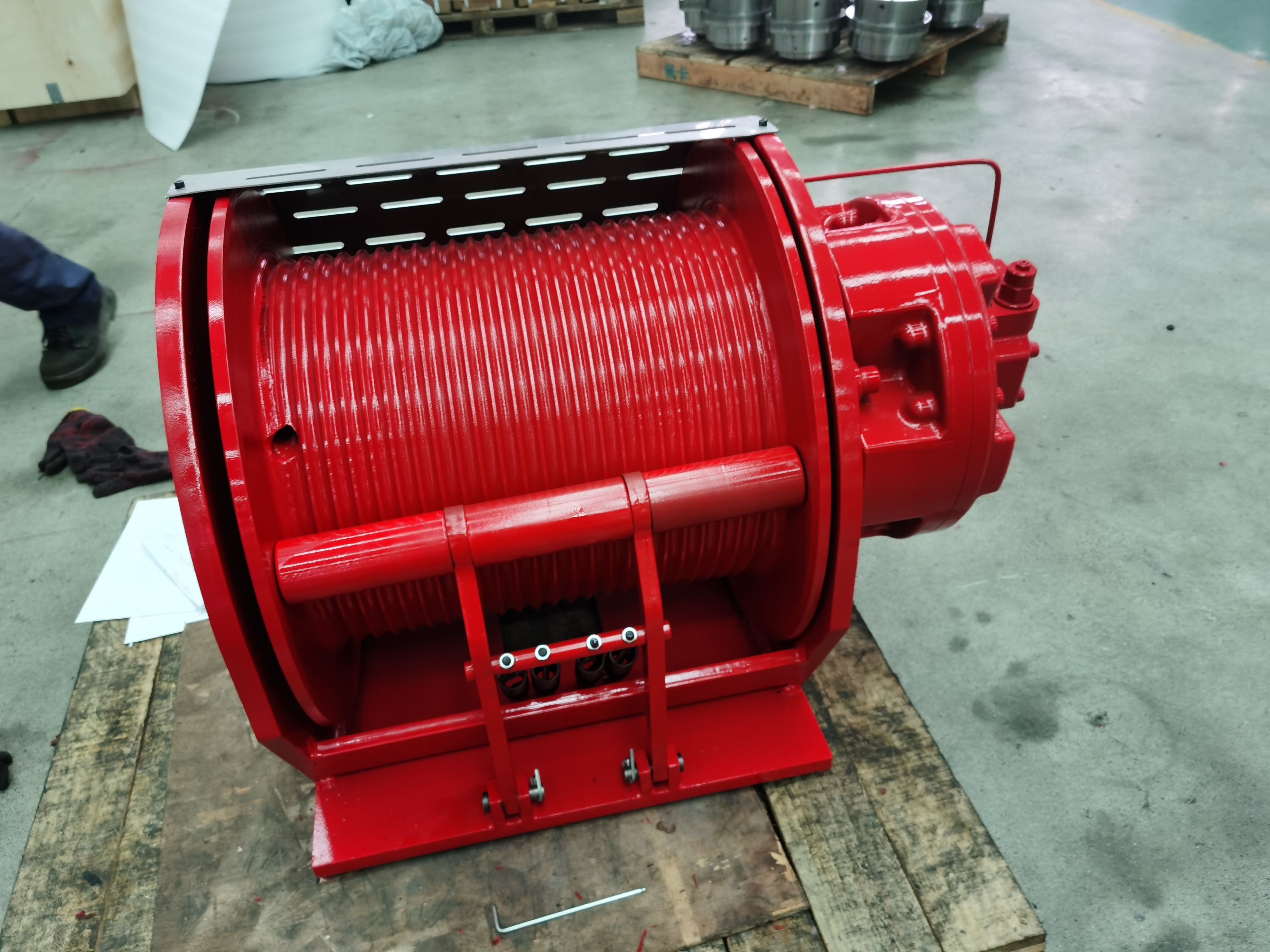 1 2 3 5 10 12 15 20 30 35 40 45 50 ton used industrial hydraulic winch anchor for lifting crane excavator marine ship