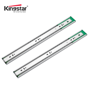 Kingstar furniture hardware 12inch 14 inch kitchen cabinet 3-fold telescopic ball bearing full extension drawer slides