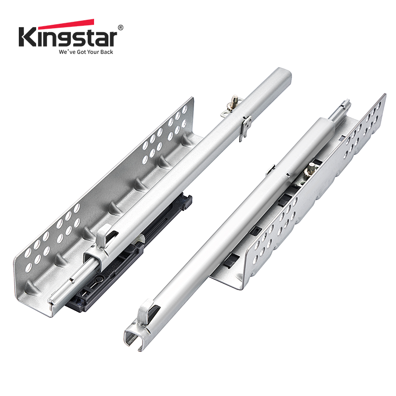 Low price durable galvanized steel push to open quadro undermount drawer slide for hotel