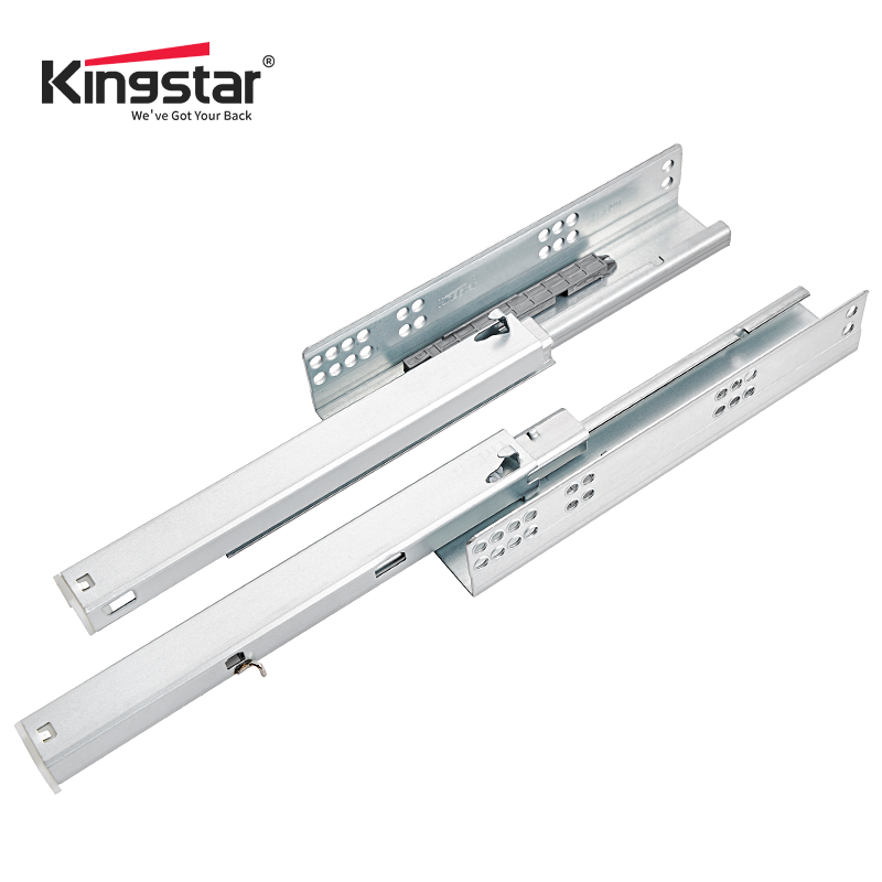 3D Adjustable Soft Closing Mount Drawer Slides Telescopic Rails Undermount Concealed Drawer Slide For Dining