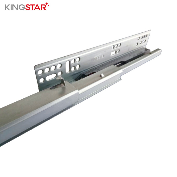 Heavy Duty Drawer Slides Telescopic Bottom Mounting Soft Closing Kitchen Cabinet Undermount Drawer Slide Rails