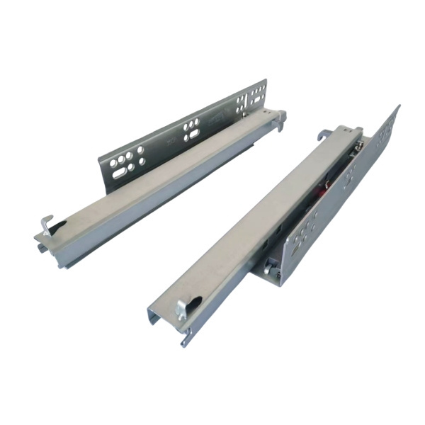 Heavy Duty Drawer Slides Telescopic Bottom Mounting Soft Closing Kitchen Cabinet Undermount Drawer Slide Rails