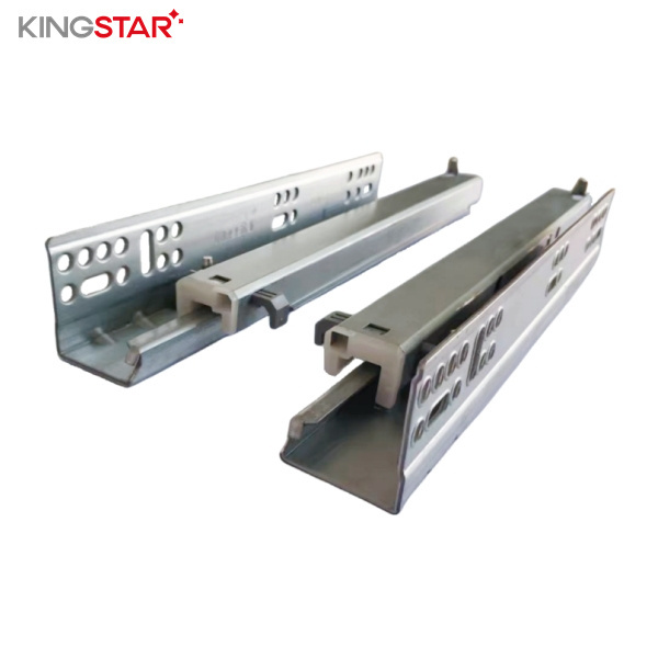 Heavy Duty Drawer Slides Telescopic Bottom Mounting Soft Closing Kitchen Cabinet Undermount Drawer Slide Rails