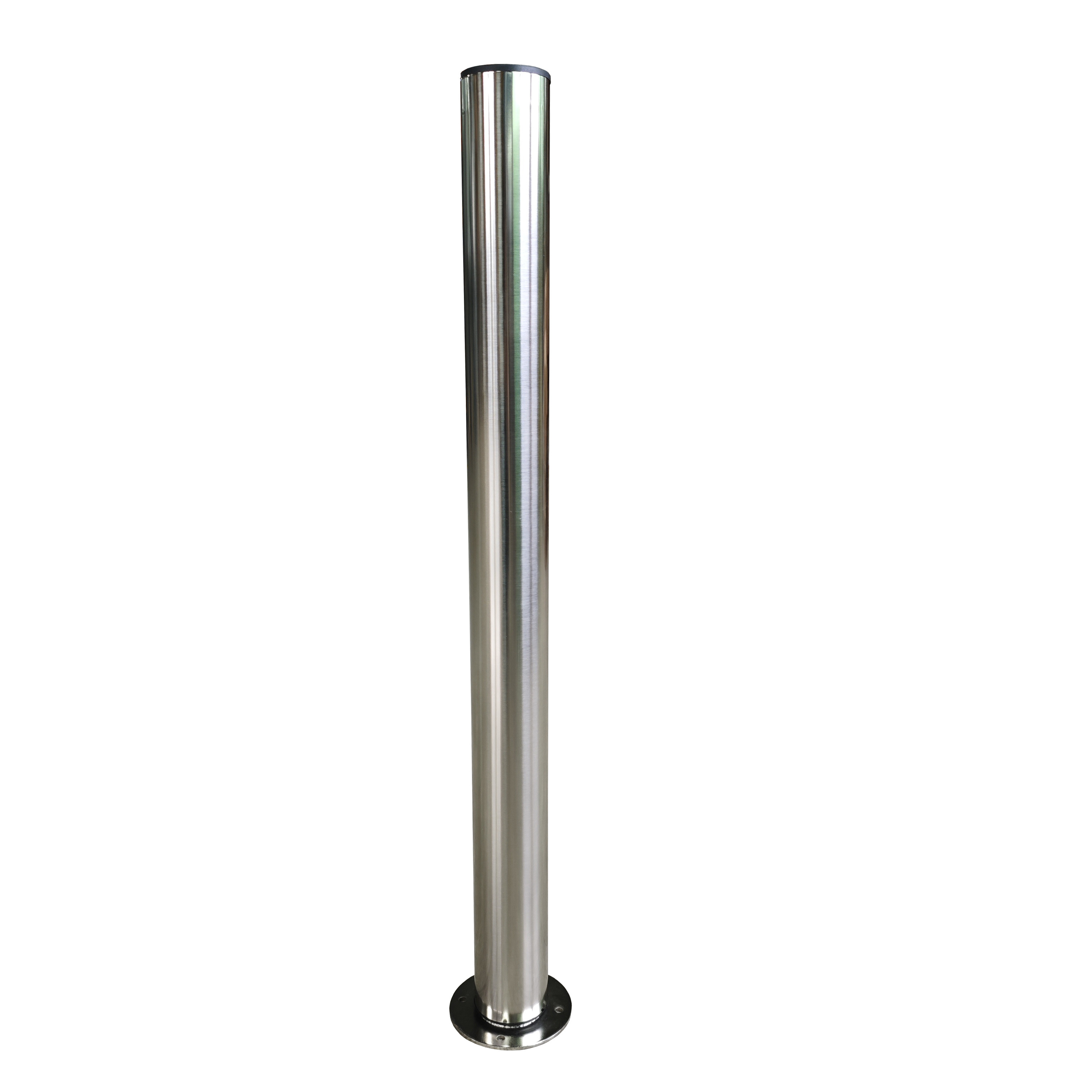 60mm Round Tube Height Adjustable Telescopic Metal Satin Nickel Furniture Legs for Table Desk