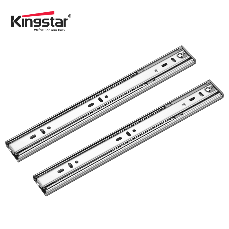 Factory manufacturer strong carrying capacity king slide soft closing soft close ball bearing kitchen drawer slides