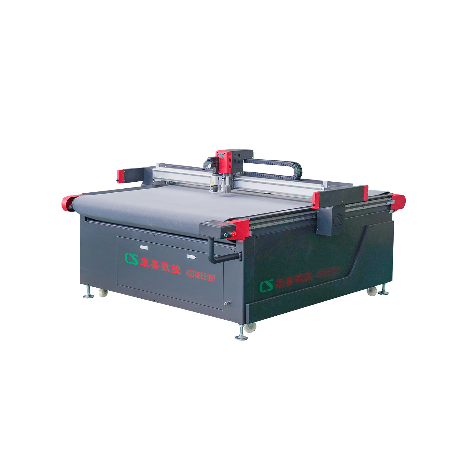 Auto-Feeding Oscillating Knife Leatherette Cutting Machine for Animal Fur Sheep