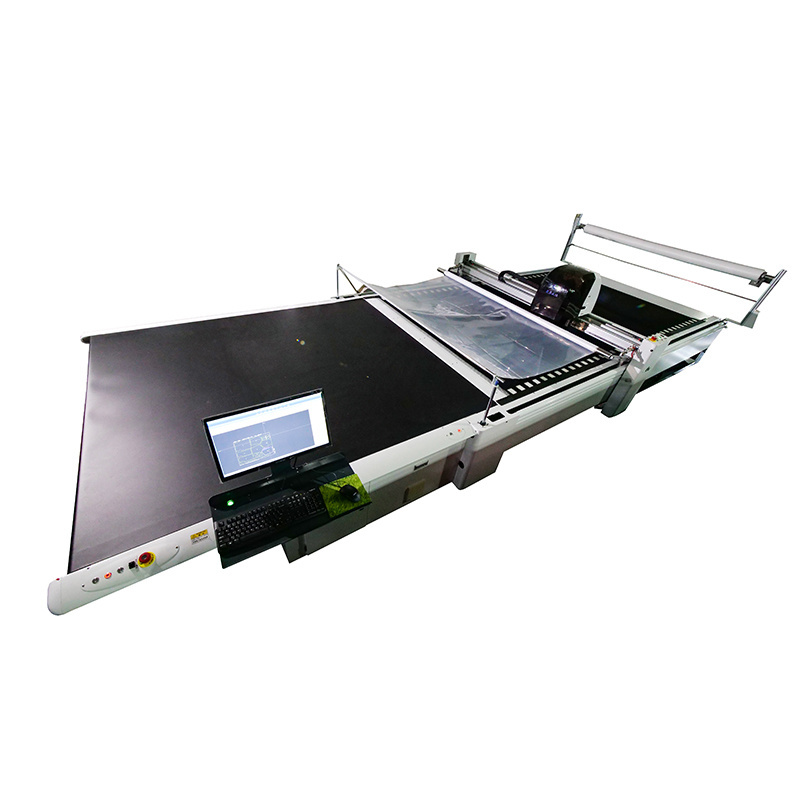 fully automatic digital knife cutting machine fabric multi layers cutting machine