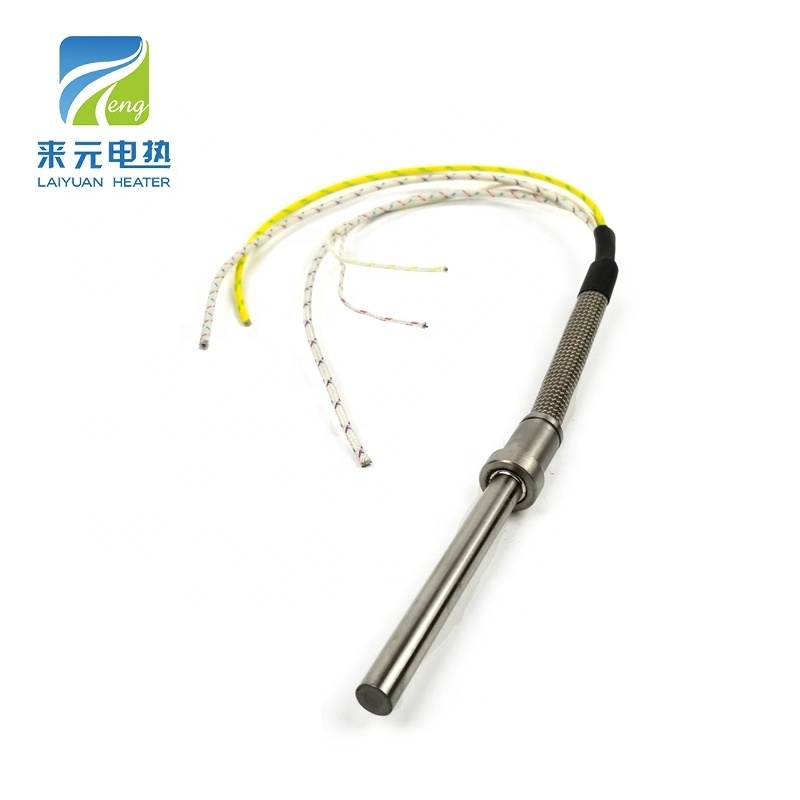 Laiyuan 2500 Watts 220v Cartridge Heater With K Type Thermocouple Wire For Injection Machine