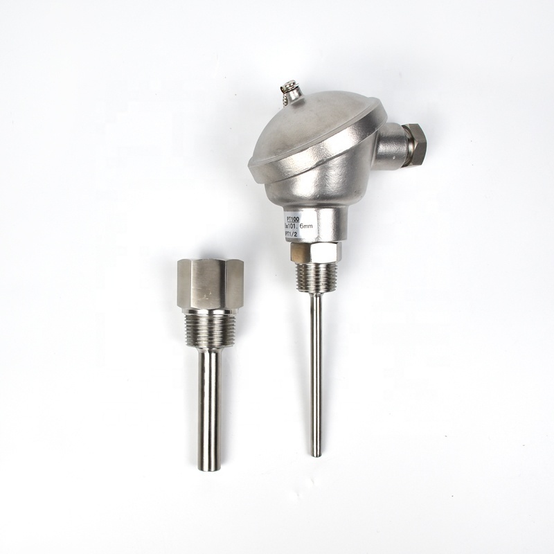 High Quality Temperature Sensor Fast Response K J type Thermocouple With Aluminium Alloy Thermocouple Head