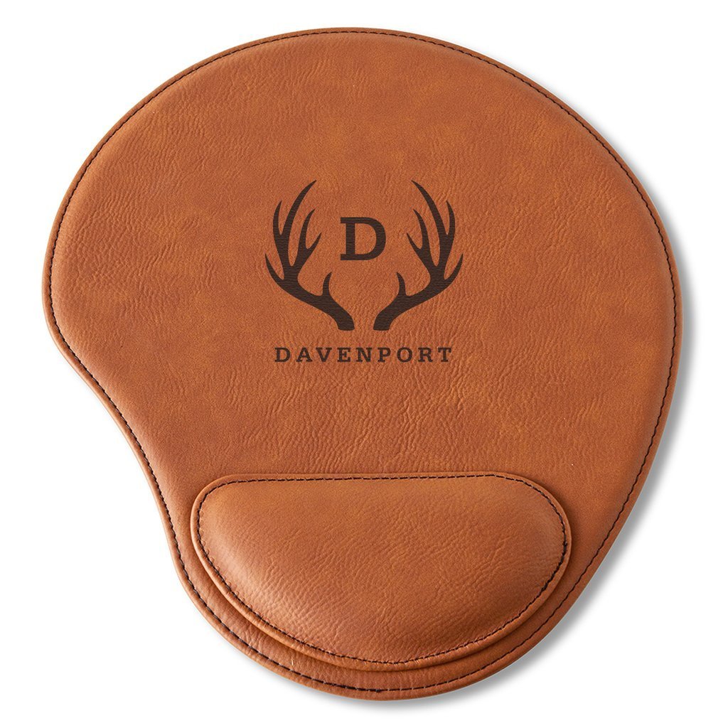 Customized Wholesale Pu Leather Mouse Pad With Promotion Logo