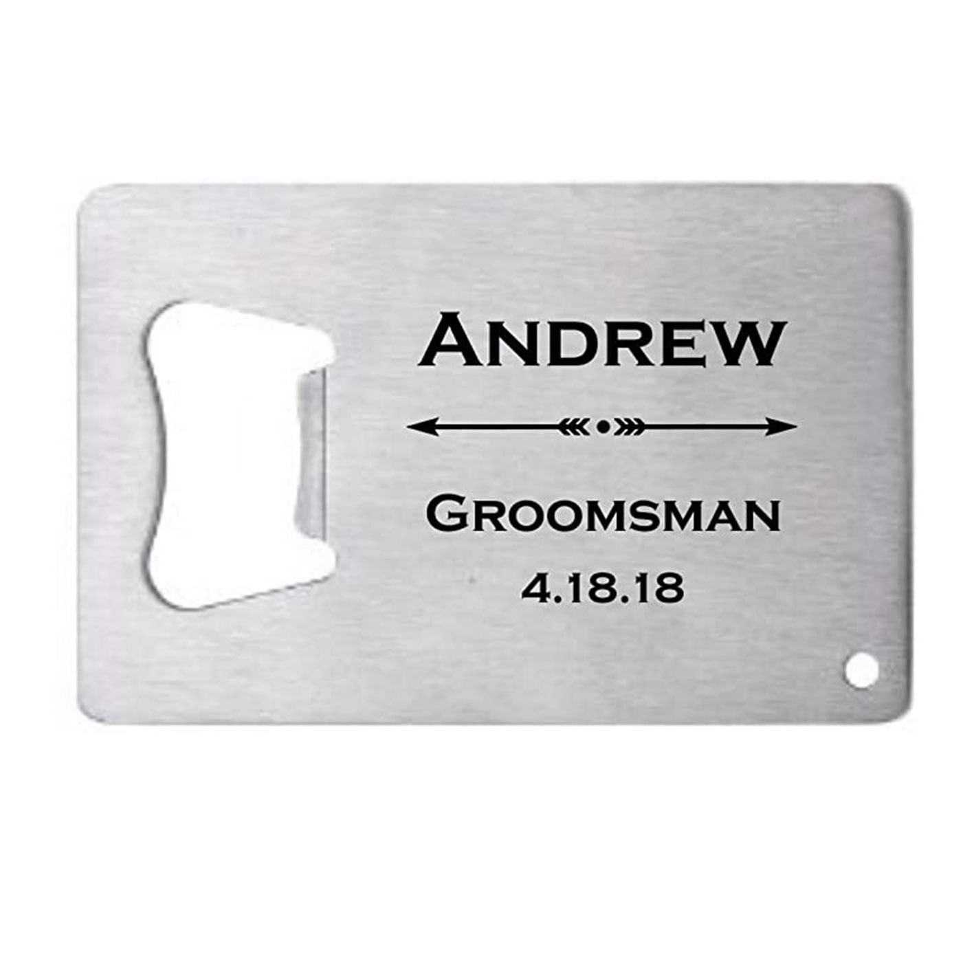 Personalized Credit Card Powder Coated Bottle Opener Sublimation Blanks Coated Custom Stainless Steel Bottle Openers