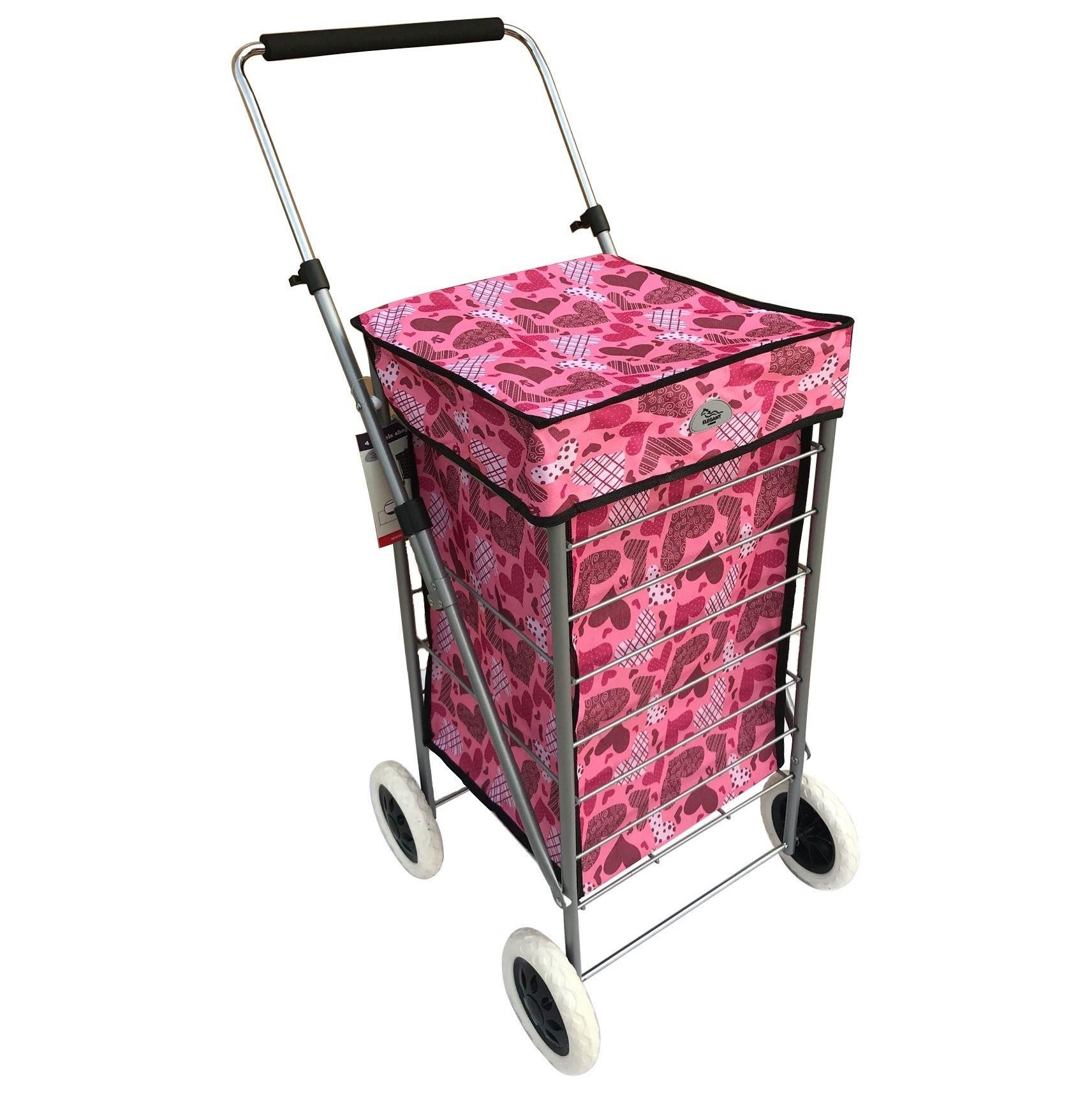 foldable trolley shopping bag Lightweight Supermarket Carts Reusable Grocery Collapsible Foldable Shopping Cart Bags