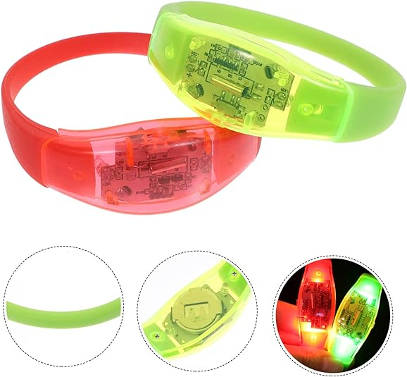 Custom Logo Led Wristbands Concerts Bar Nightclub Wedding Event LED Bracelet Light Up Wristband