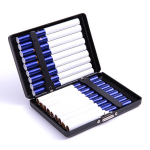 Hot Selling Plain Cigarette Case Metal Rectangular Tin Box With Hinge Multicolor Mini Portable Box