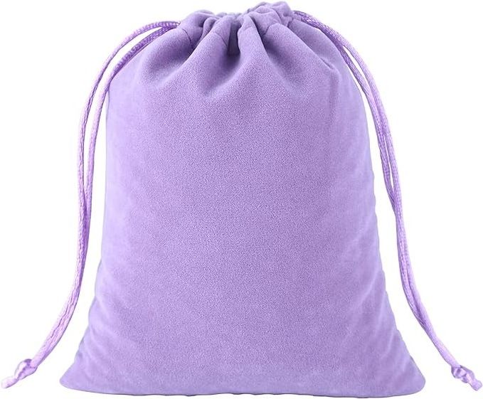 Custom Logo Printing  velvet pouch Hair Dryer Packaging Dust Bag Luxury Soft Drawstring Bag