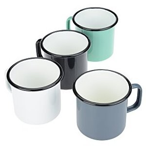 New Design Enamel Metal Camper Mug - 16 oz