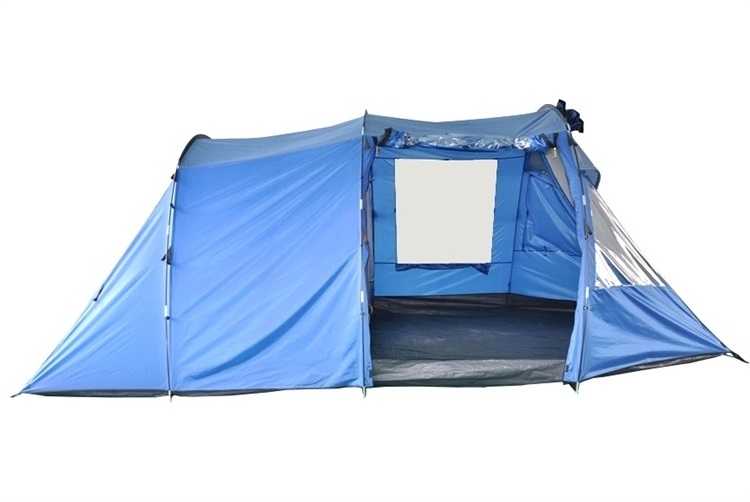 4 5 Person Large Tunnel Tent Camping Tent with 2 Bedrooms